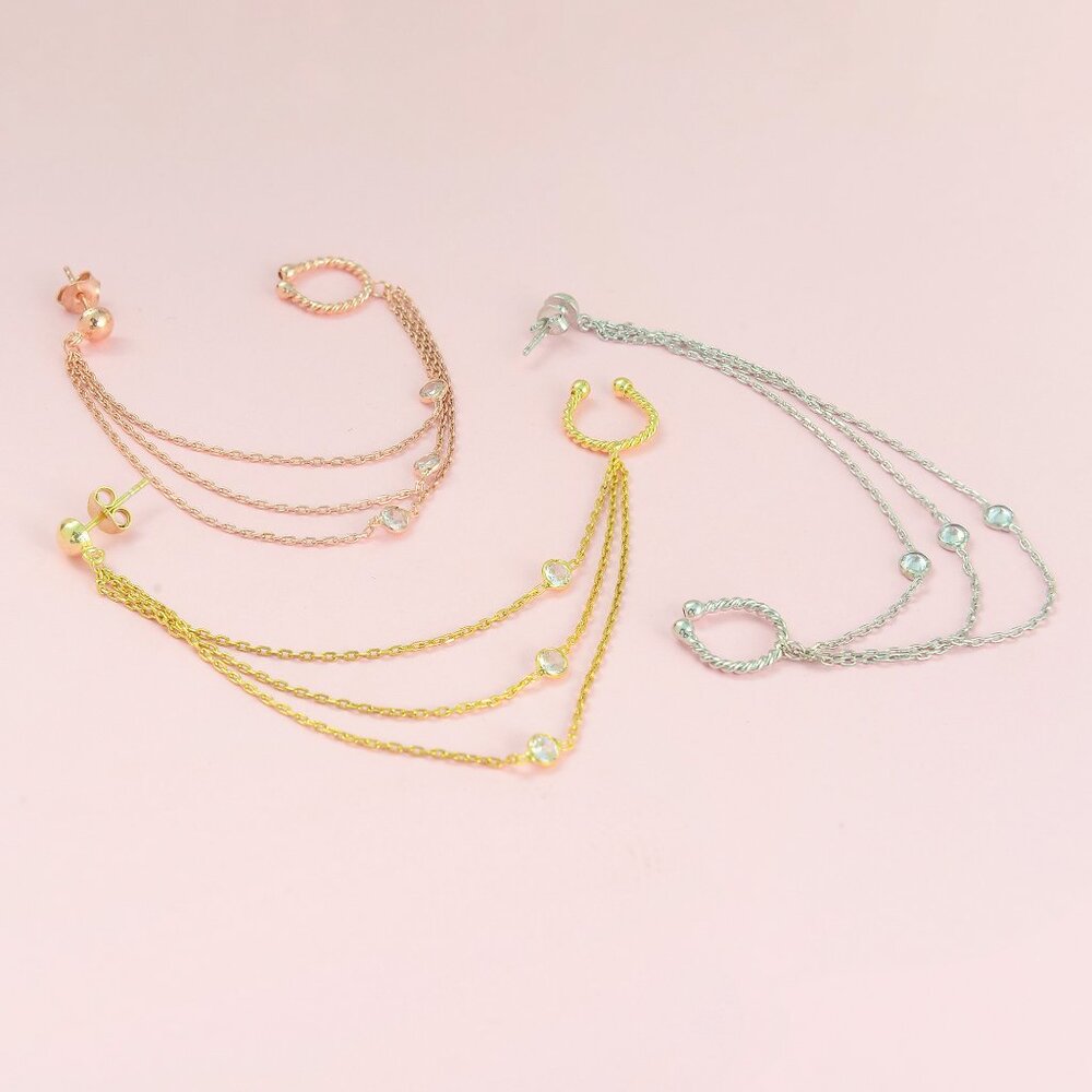 925k silver earring